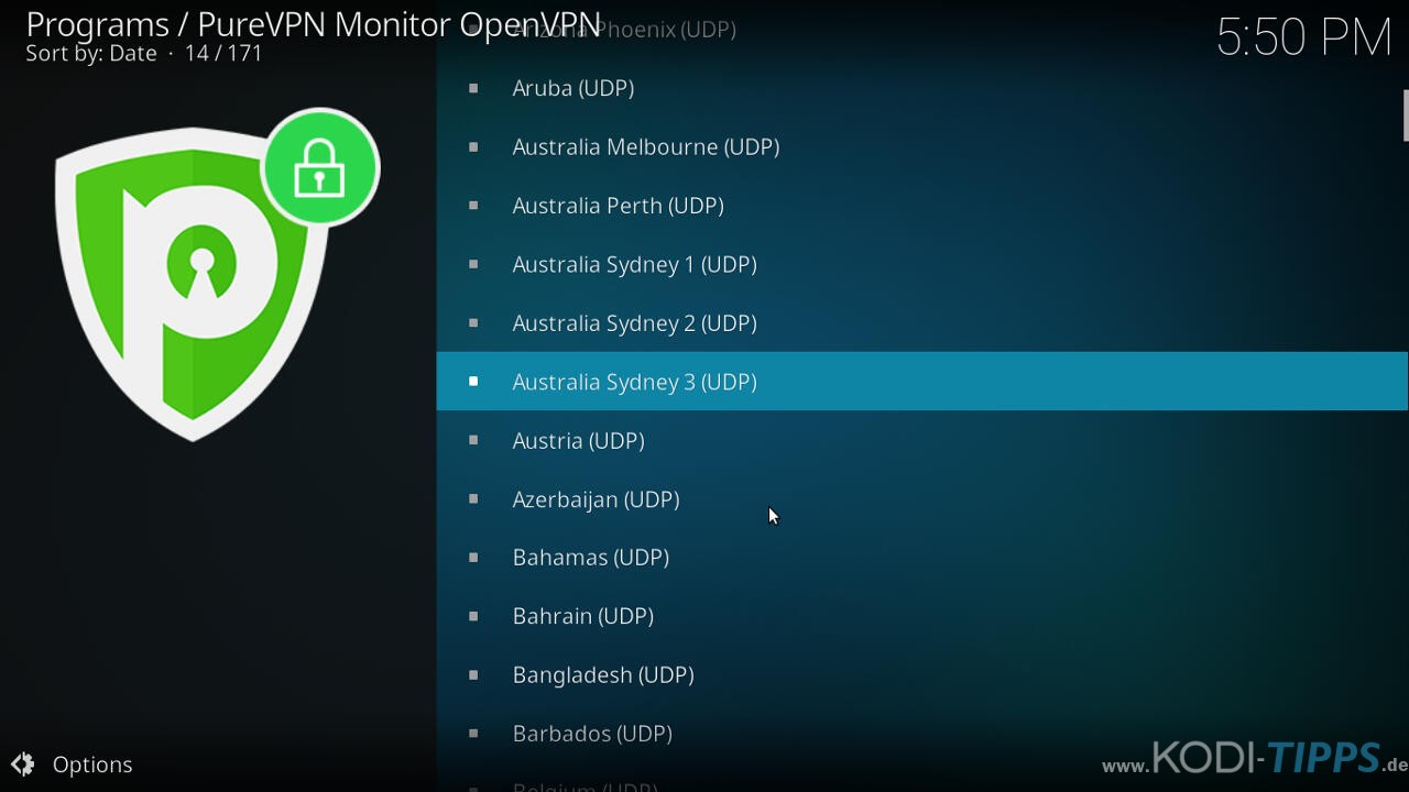 PureVPN Kodi Addon installieren & einrichten - Schritt 11