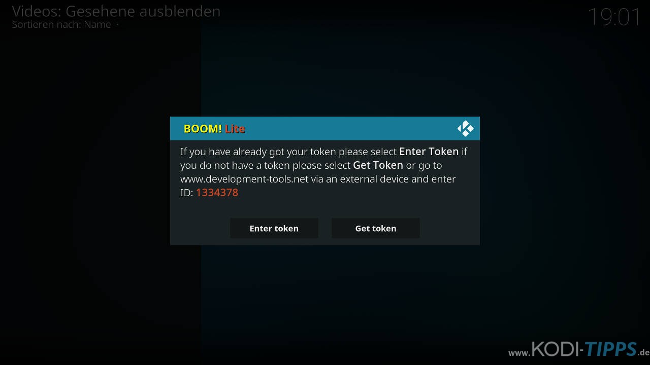 Boom Lite Kodi Addon installieren - Schritt 13