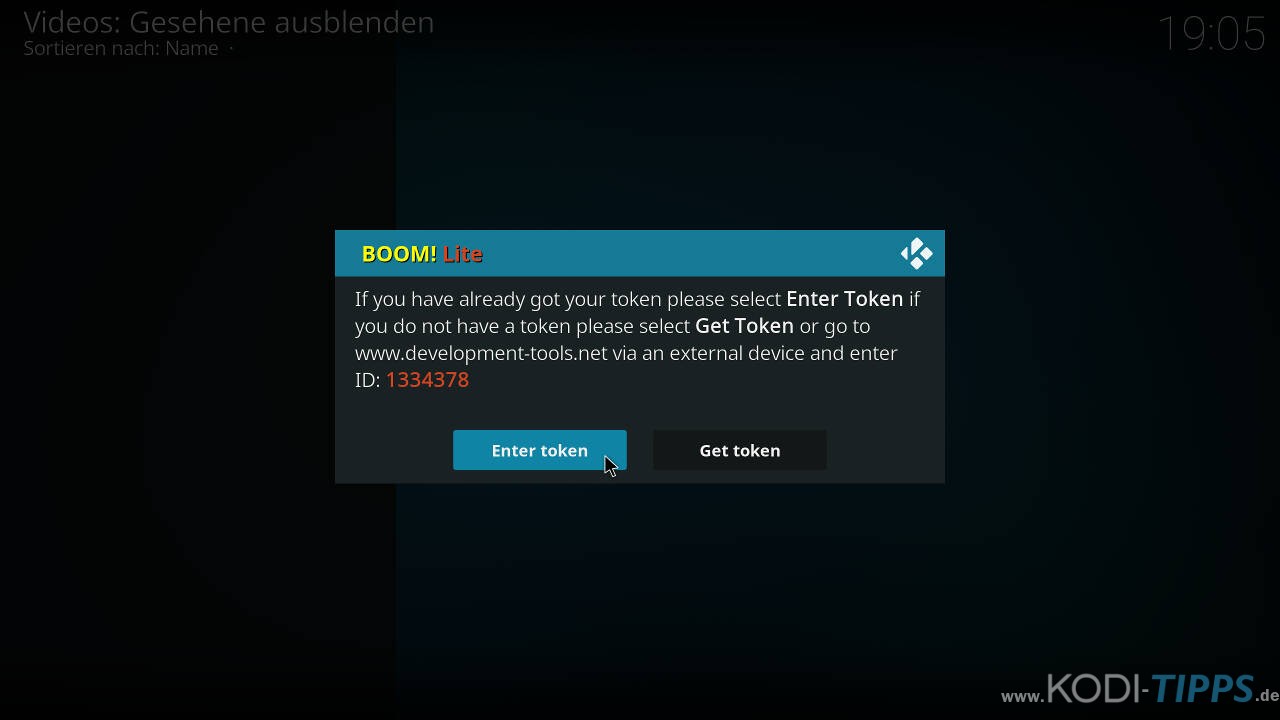 Boom Lite Kodi Addon installieren - Schritt 17