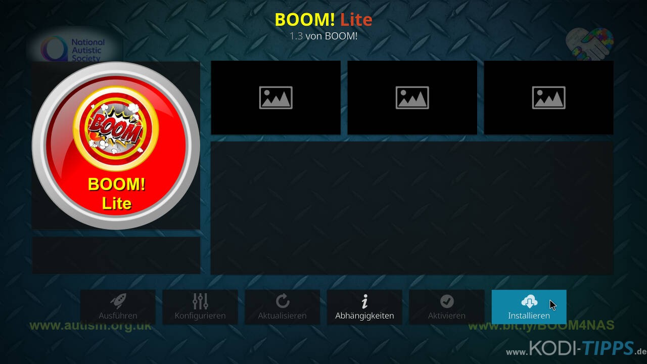 Boom Lite Kodi Addon installieren - Schritt 8