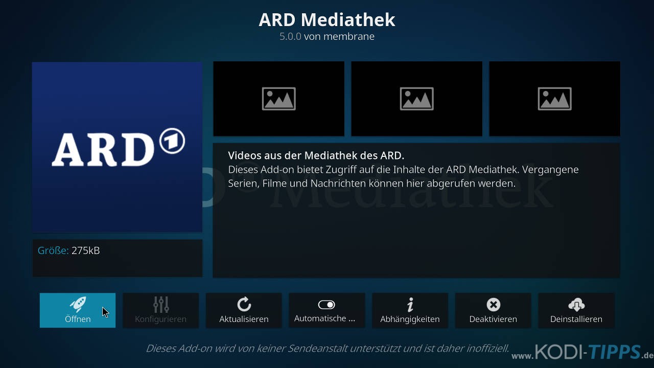 ARD Mediathek Kodi Addon Installieren Kodi Tipps de