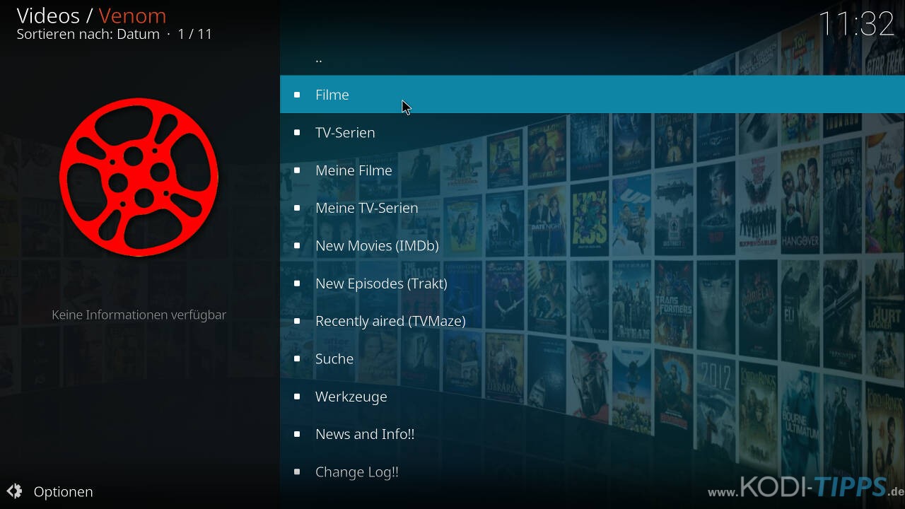 Venom Kodi Addon installieren - Schritt 16