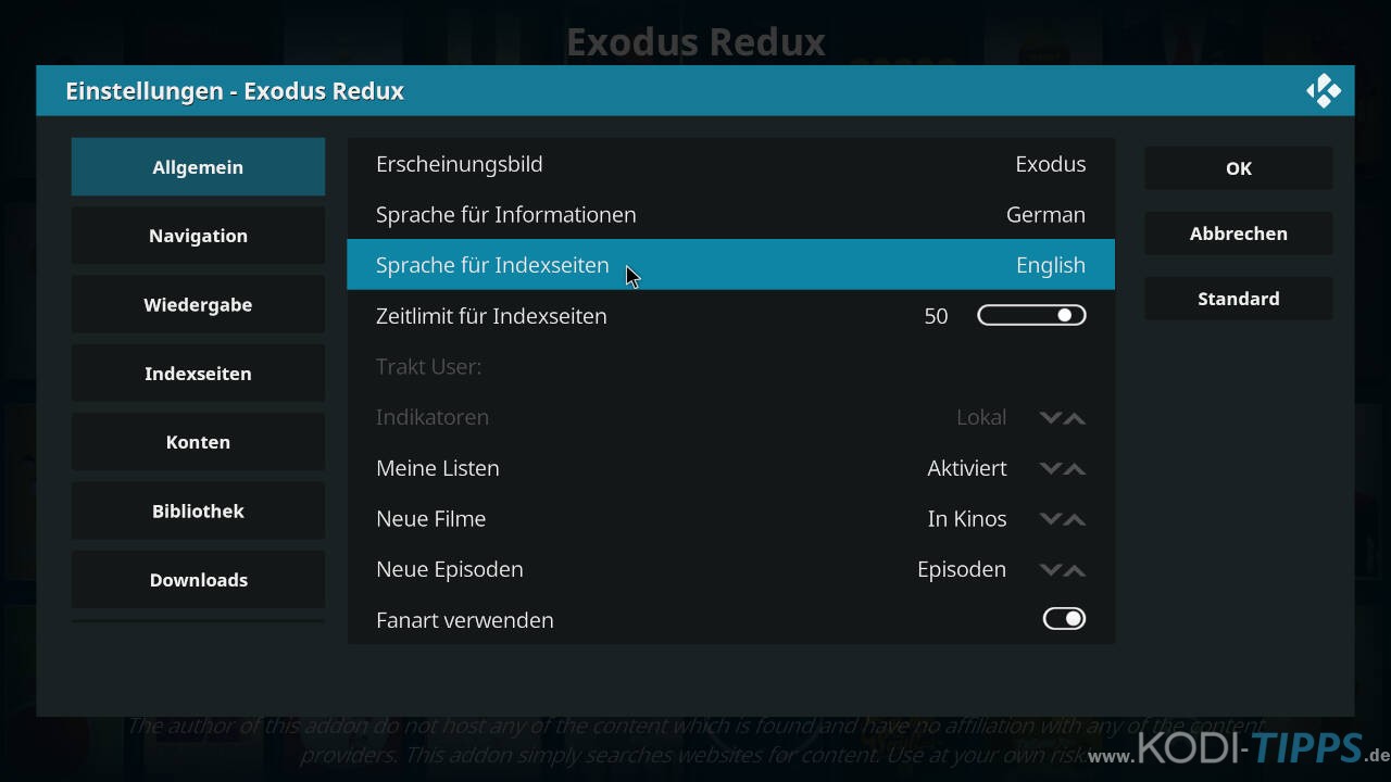 Exodus Redux auf Deutsch umstellen - Schritt 3