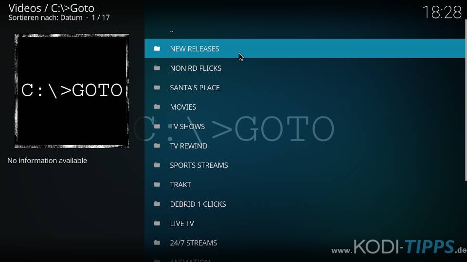 GOTO Kodi Addon installieren (C:\>Goto) - Schritt 12