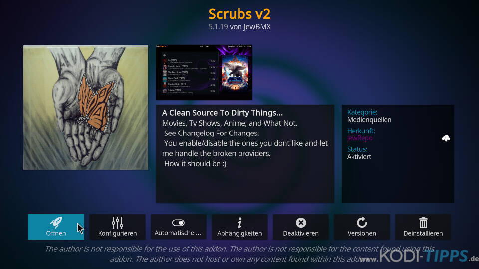 Scrubs V2 Kodi Addon installieren - Schritt 11