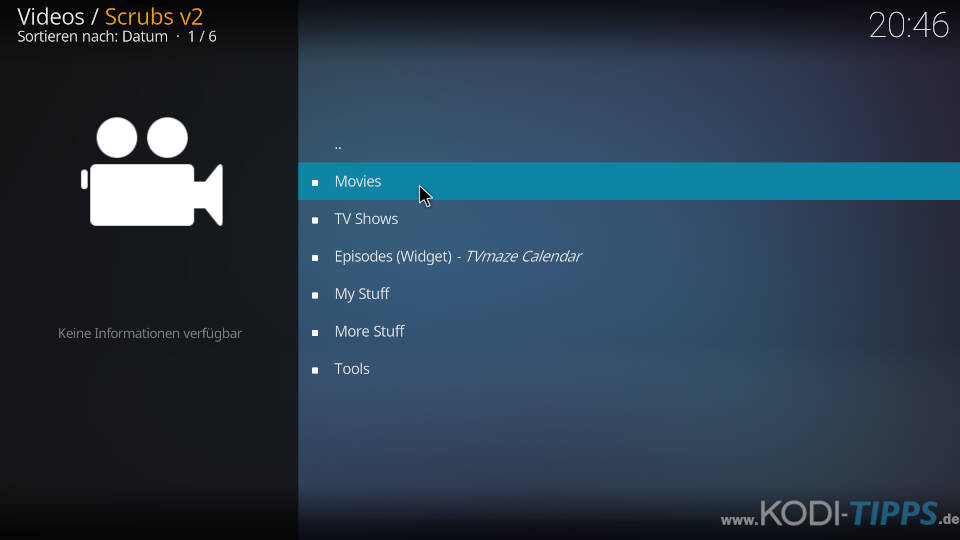Scrubs V2 Kodi Addon installieren - Schritt 12