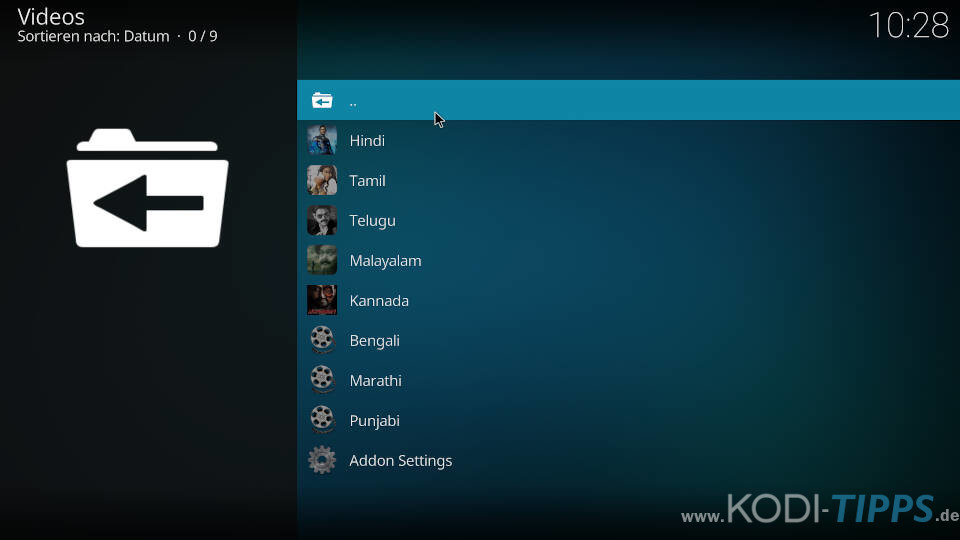 Einthusan Kodi Addon installieren - Schritt 12