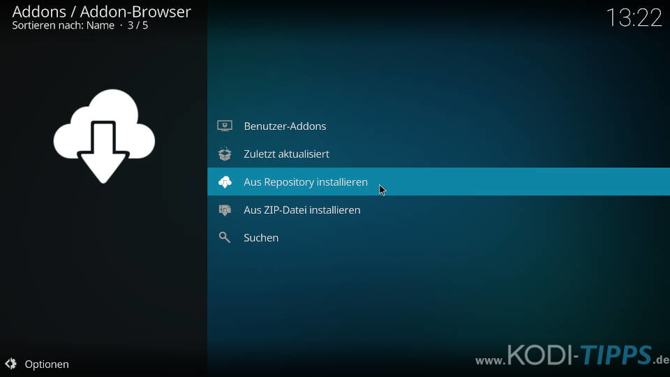 vStream Kodi Addon installieren - Schritt 4