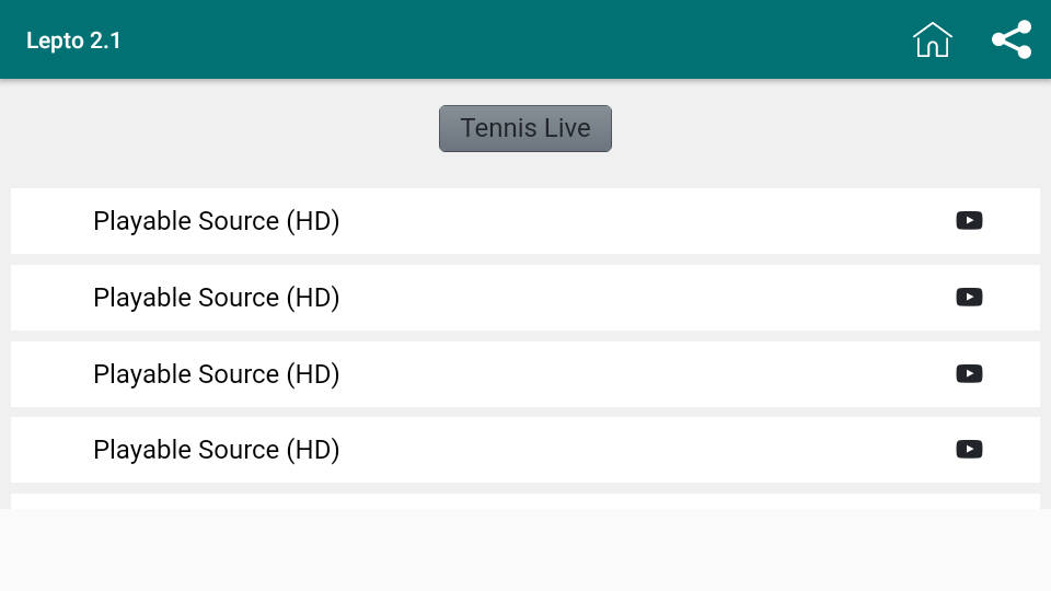 Lepto Sports APK Android App - Screenshot 2