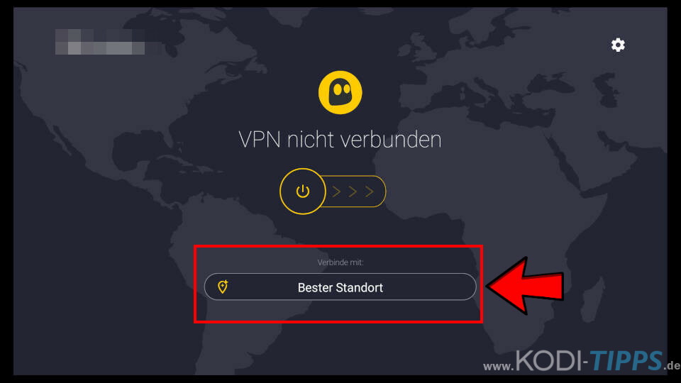 CyberGhost auf Amazon Fire TV installieren - Schritt 10