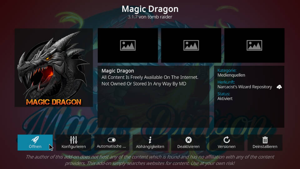 Magic Dragon Kodi Addon installieren - Schritt 11