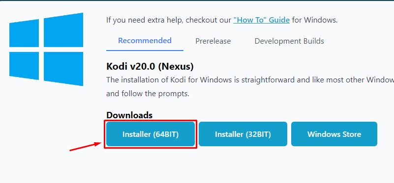 Kodi für Windows installieren: Schritt für Schritt - Schritt 2