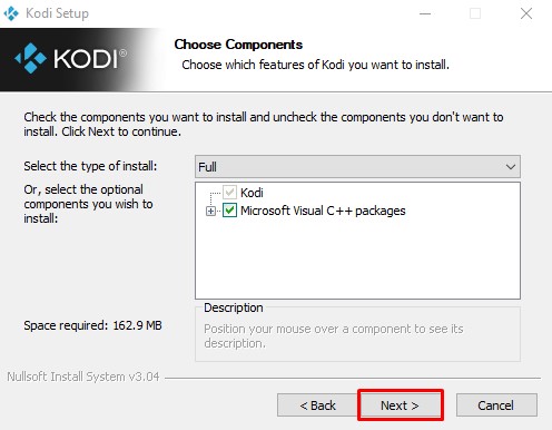 Kodi für Windows installieren: Schritt für Schritt - Schritt 6