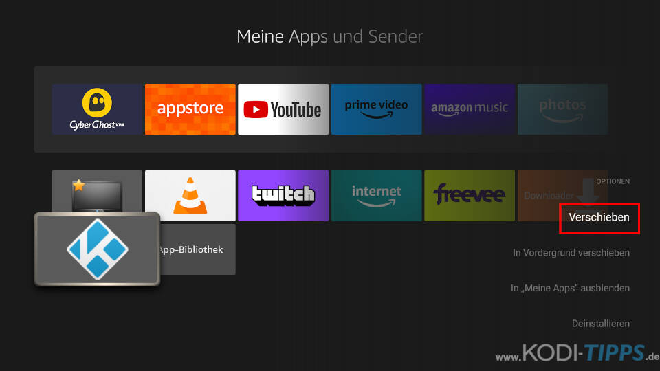 Kodi auf Amazon Fire TV installieren - Schritt 23