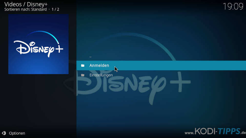 Disney+ Kodi Addon installieren - Schritt 12