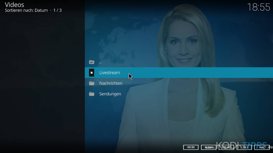 Tagesschau Kodi Addon installieren - Schritt 6