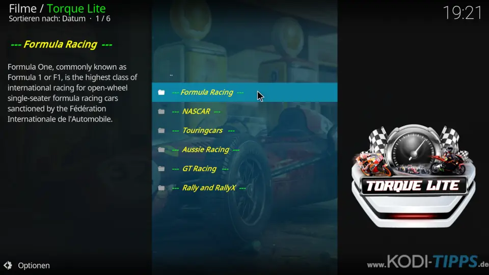 Torque Lite Kodi Addon installieren - Schritt 13